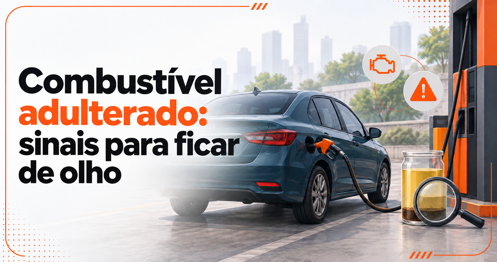 Combustível adulterado: sinais que o carro dá antes do prejuízo