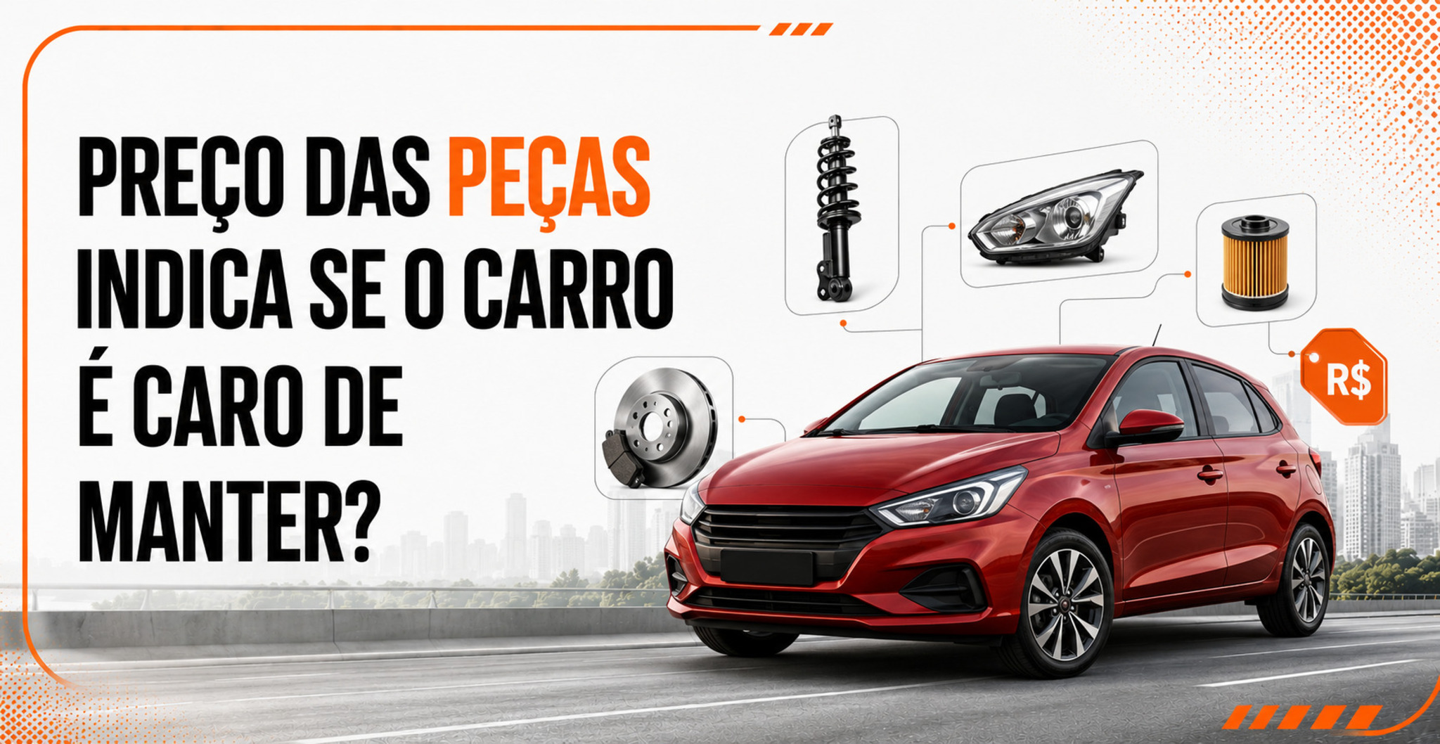 Preço das peças indica se o carro é caro de manter?