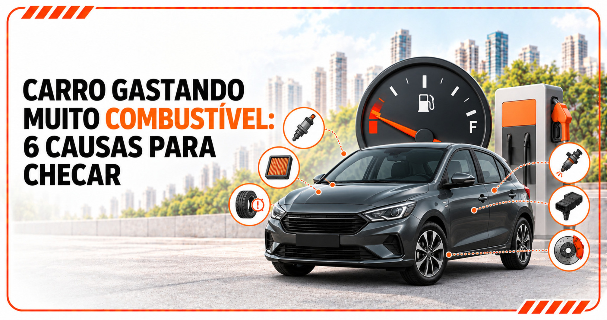 Carro gastando muito combustível? 6 causas para investigar