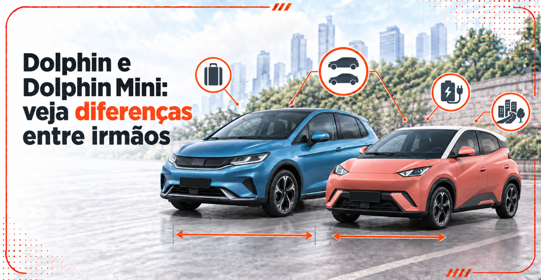 BYD Dolphin e Dolphin Mini: veja as principais diferenças