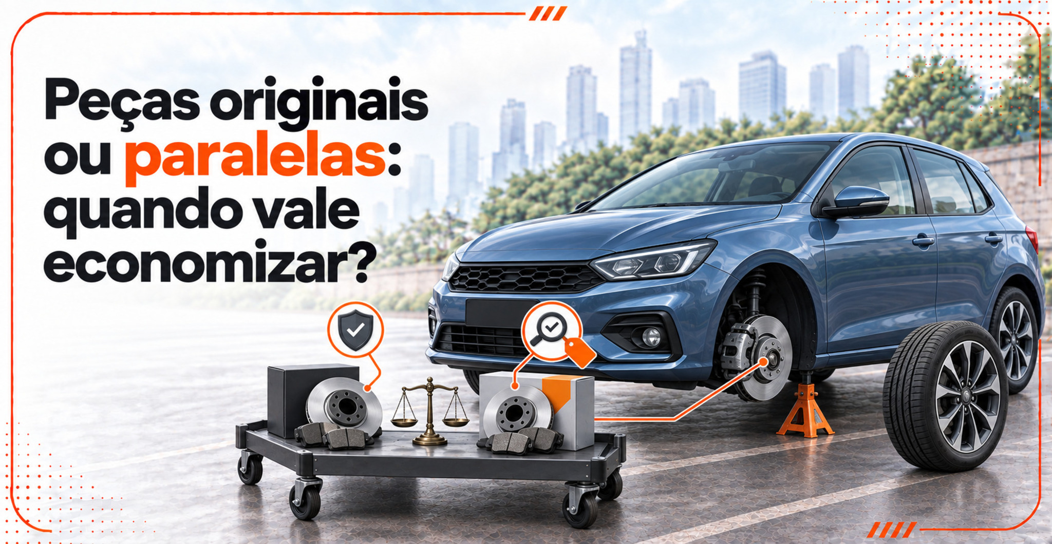 Peças originais ou paralelas: como economizar sem arriscar o carro