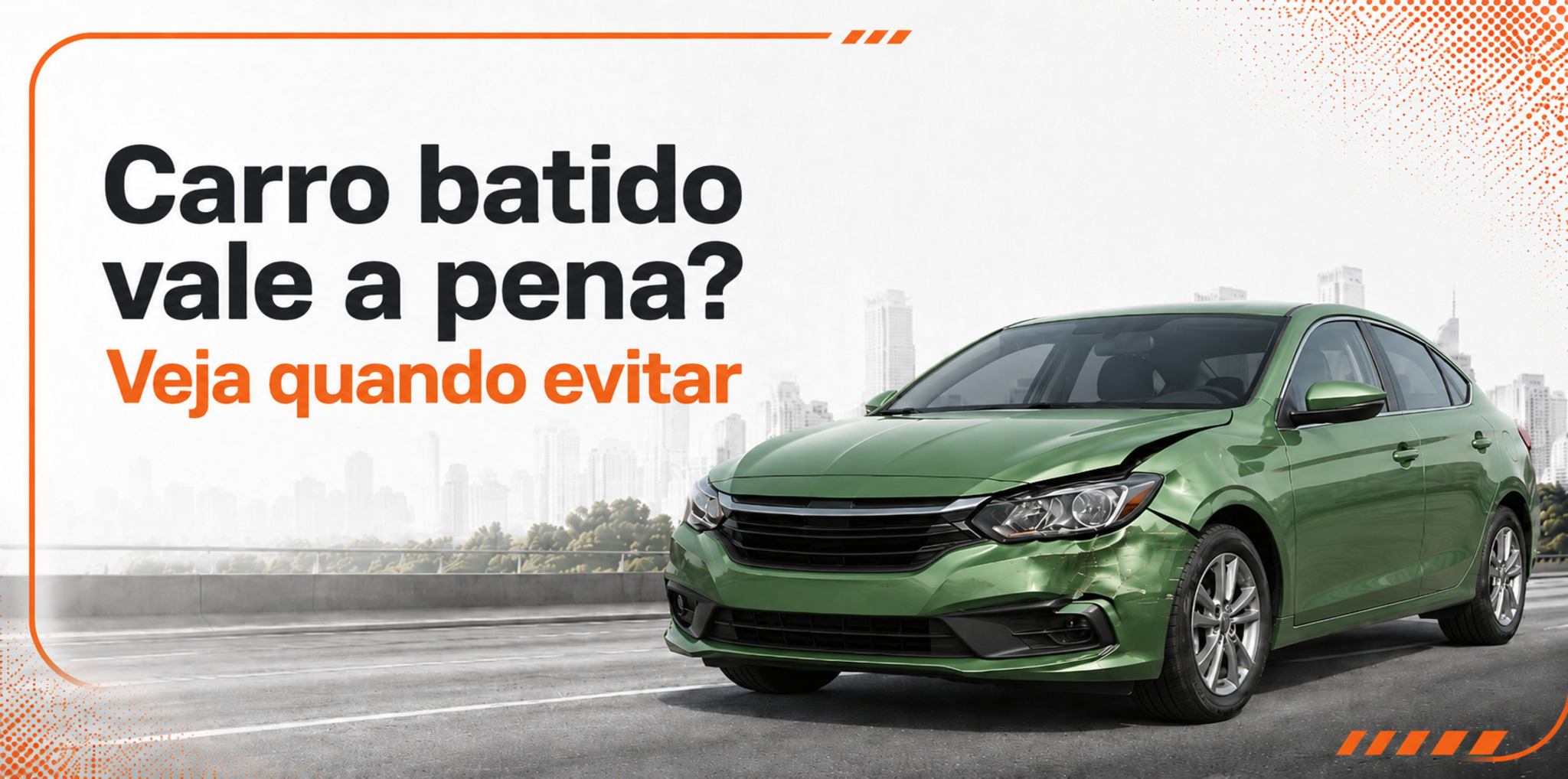 Todo carro batido deve ser evitado? Entenda os riscos