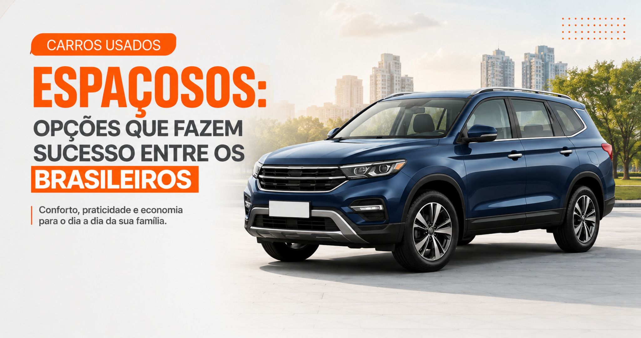 Carros usados com bom espaço interno: opções que unem conforto e custo-benefício