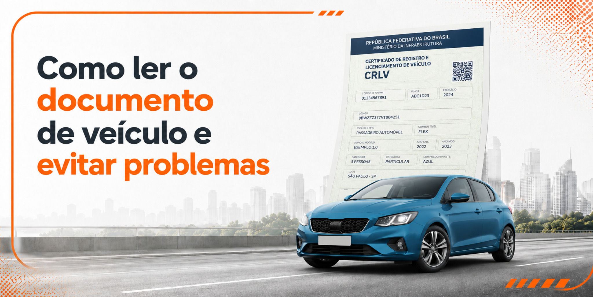 Como ler um documento de veículo antes de comprar ou vender
