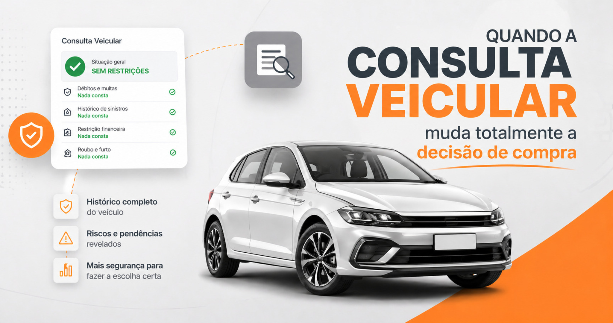 Quando a consulta veicular pode mudar decisão de compra de carro usado