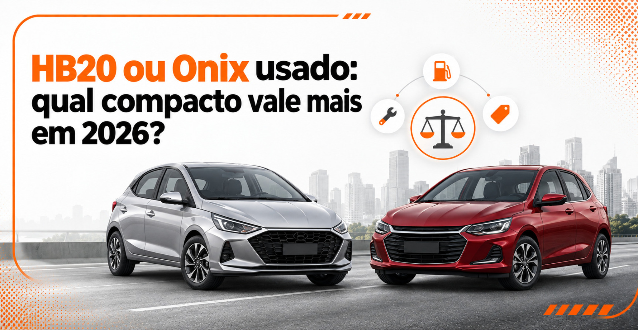 HB20 ou Onix usado: qual vale mais a pena em 2026?