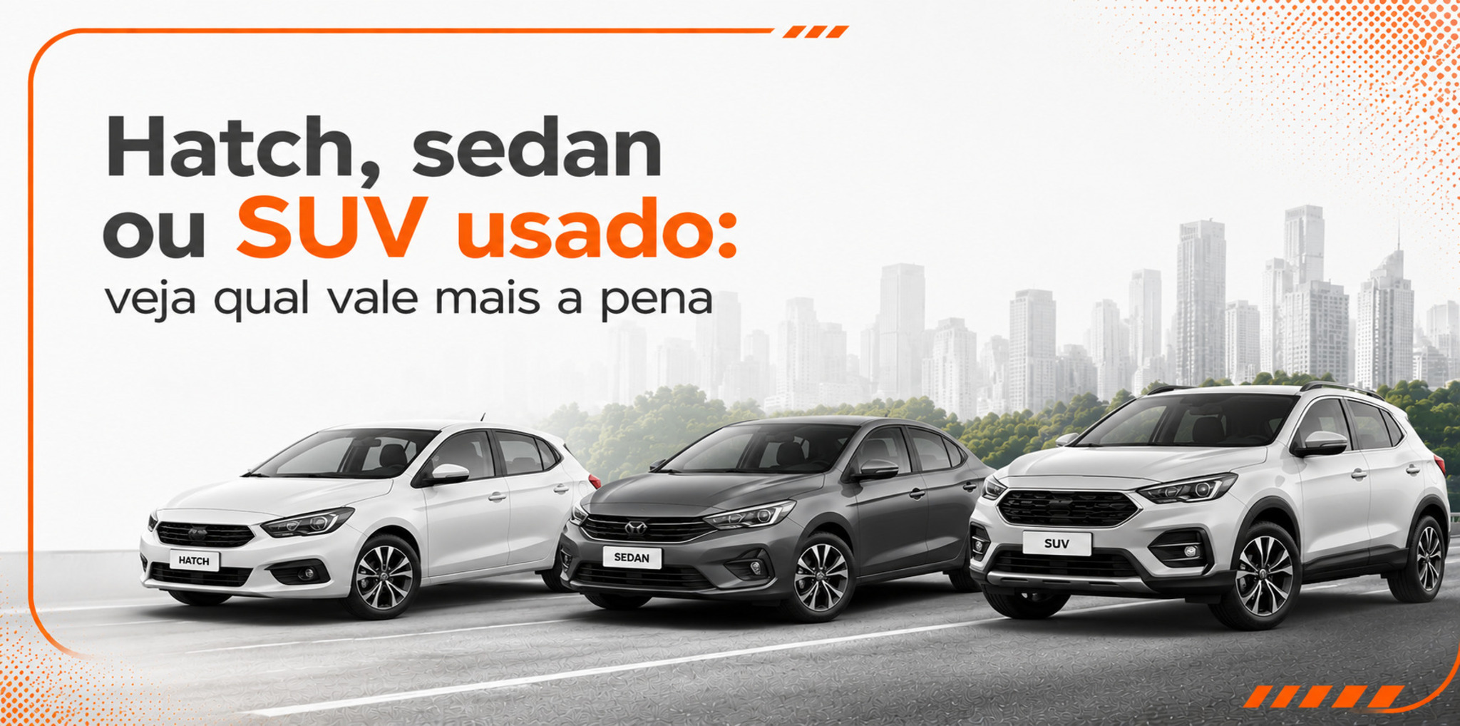 Hatch, sedan ou SUV usado: qual escolher na compra?