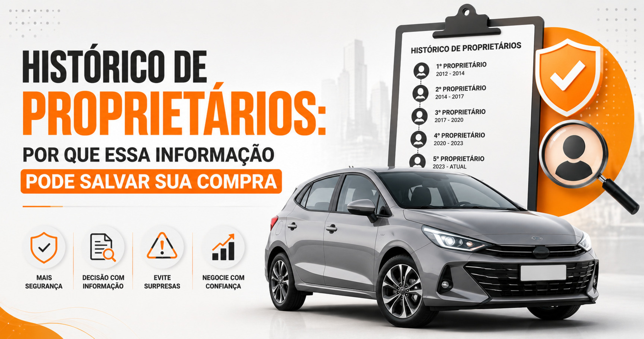 Histórico de proprietários: por que essa informação pode salvar sua compra