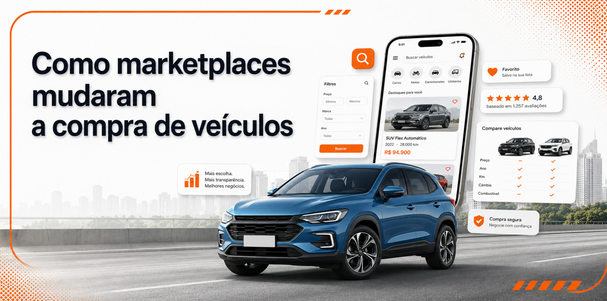 Como os marketplaces estão transformando a negociação de veículos