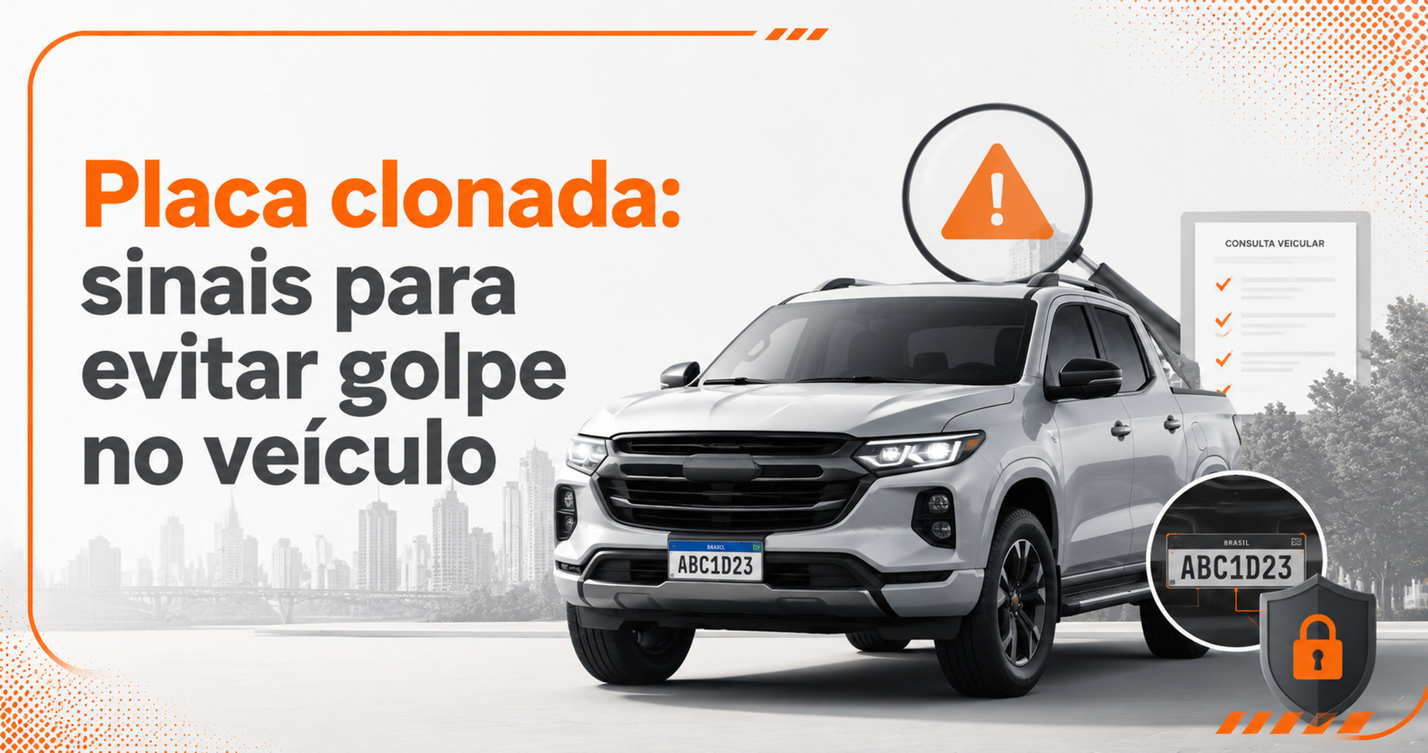 Placa clonada: veja sinais que ajudam a evitar golpe