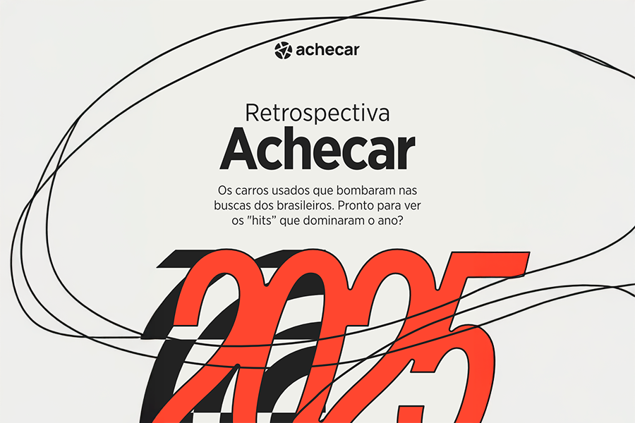 Retrospectiva Achecar 2025: Os carros mais buscados do ano no mercado de usados e seminovos