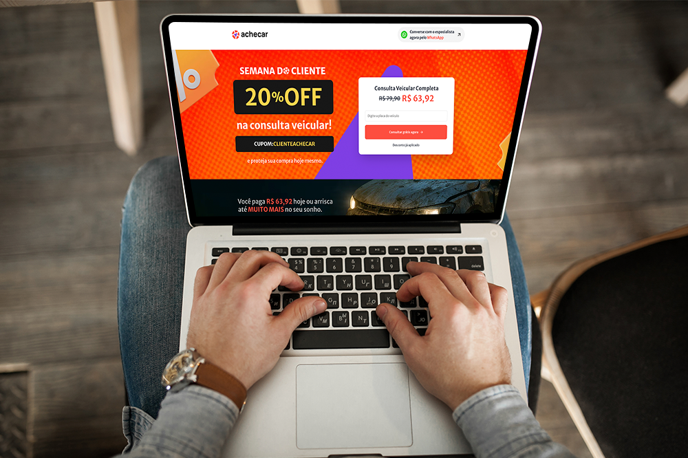 Semana do Cliente Achecar com desconto exclusivo na consulta mais completa do mercado